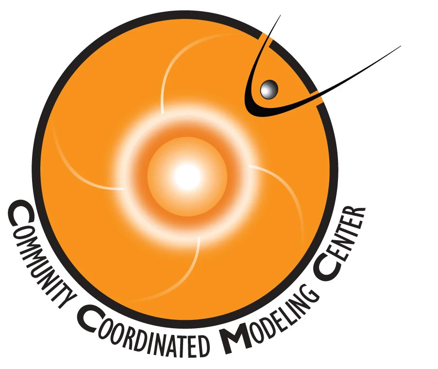CCMC logo words below white outline