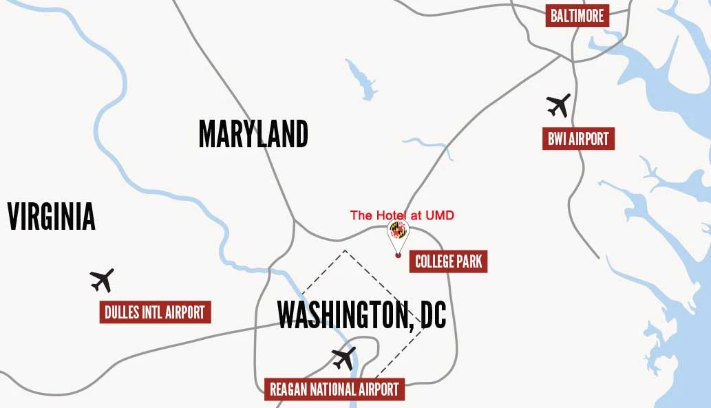 The Hotel UMD map